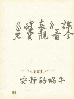 《醒来》谍战剧免费观看全集