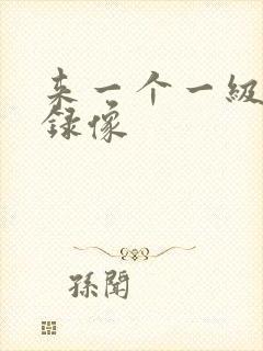 来一个一级黄色录像封面