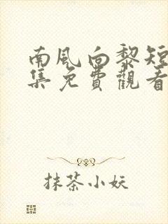 南风向黎短剧全集免费观看