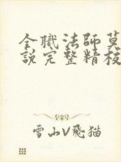 全职法师莫凡小说完整精校版