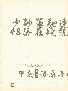 少帅策驰连续剧48集在线观看免费