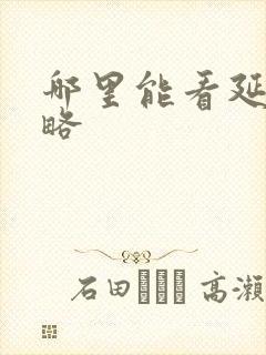 哪里能看延禧攻略