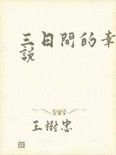 三日间的幸福小说封面