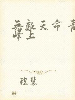 无敌天命 青鸾峰上封面