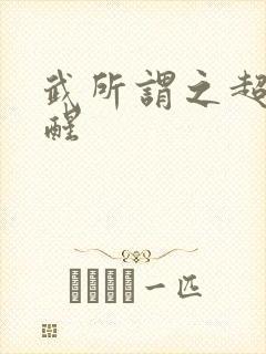 武所谓之超能觉醒