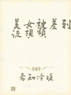 美女被差到爽了流视频