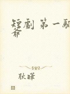 短剧 第一驸马爷封面