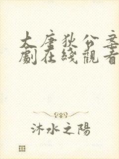 大唐狄公案电视剧在线观看全集免费星辰