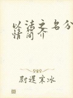 以法之名分集剧情简介封面