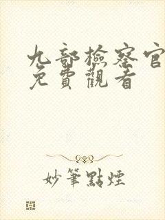 九部检察官全集免费观看封面