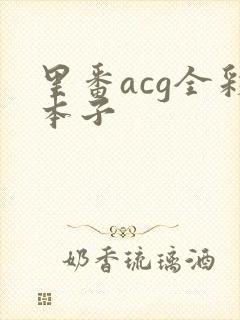 里番acg全彩本子封面