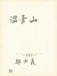 温青山封面