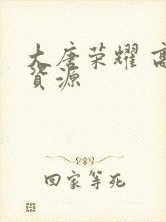 大唐荣耀 高清资源