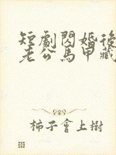 短剧闪婚后豪门老公马甲藏不住免费观看