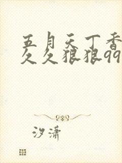 五月天丁香婷婷久久狠狠99