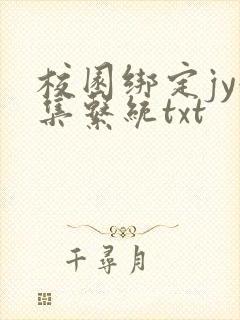 校园绑定jy收集系统txt封面