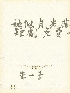 她似月光落我心 短剧 免费看