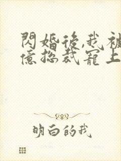 闪婚后,我被千亿总裁宠上天