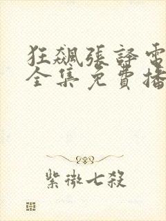 狂飙张译电视剧全集免费播放封面