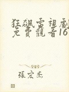 狂飙电视剧全集免费观看16集封面