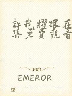 许我耀眼在线全集免费观看电视剧