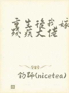 重生后我嫁给了残疾大佬