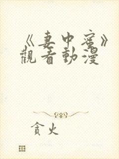 《妻中蜜》免费观看动漫