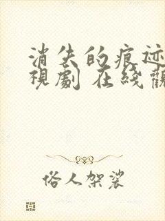 消失的痕迹 电视剧 在线观看