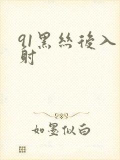 91黑丝后入内射