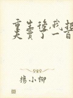 重生后,我把渣夫卖了一百万全集版