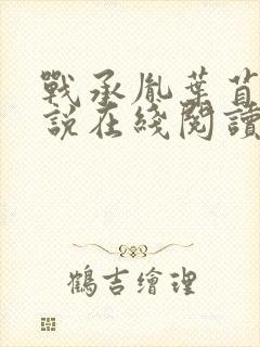 战承胤叶苜苜小说在线阅读