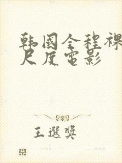 韩国全程裸露大尺度电影封面