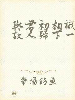 与君初相识恰似故人归下一句