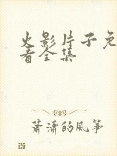 火影片子免费观看全集