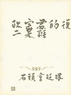 政宗君的复仇女二是谁