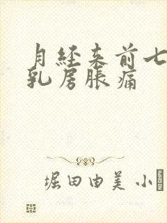 月经来前七八天乳房胀痛封面