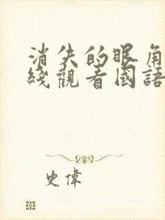 消失的眼角膜在线观看国语