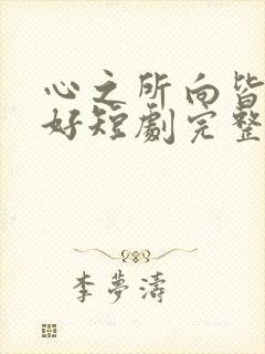 心之所向皆为美好短剧完整版