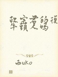 政宗君的复仇有牛头人吗封面