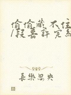 偷偷藏不住桑稚/段嘉许完结