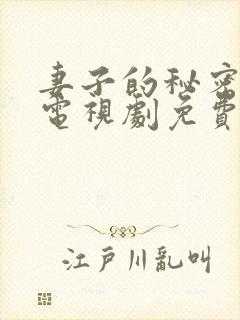 妻子的秘密在线电视剧免费播放