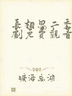 长相思二季电视剧免费观看完整版封面