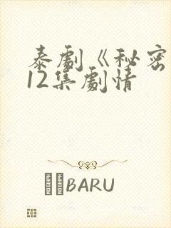 泰剧《秘密爱》12集剧情