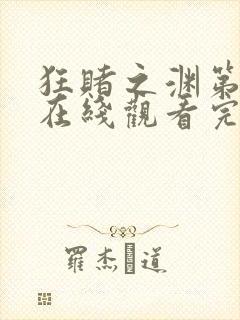 狂赌之渊第二季在线观看完整免费高清真人版封面