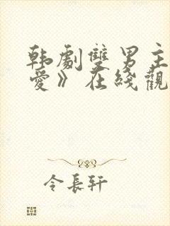 韩剧双男主《试爱》在线观看