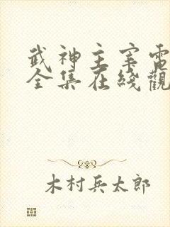 武神主宰电视剧全集在线观看免费观看