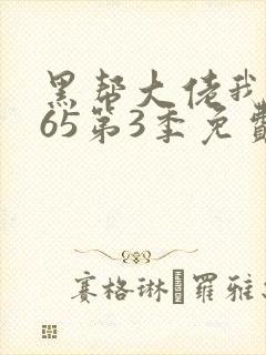 黑帮大佬我的365第3季免费观看封面