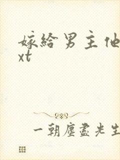 嫁给男主他爹txt