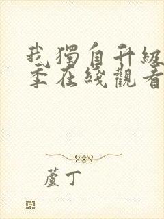 我独自升级第二季在线观看完整版