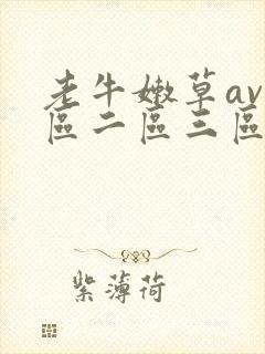 老牛嫩草av一区二区三区